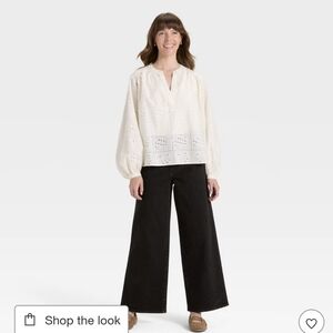 Universal Thread High Rise Sailor Wide Leg Jeans